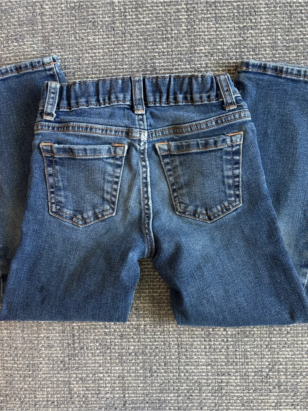 Old Navy Medium Wash Straight Leg Jeans Adjustable Waist | Boys Size 6 Regular